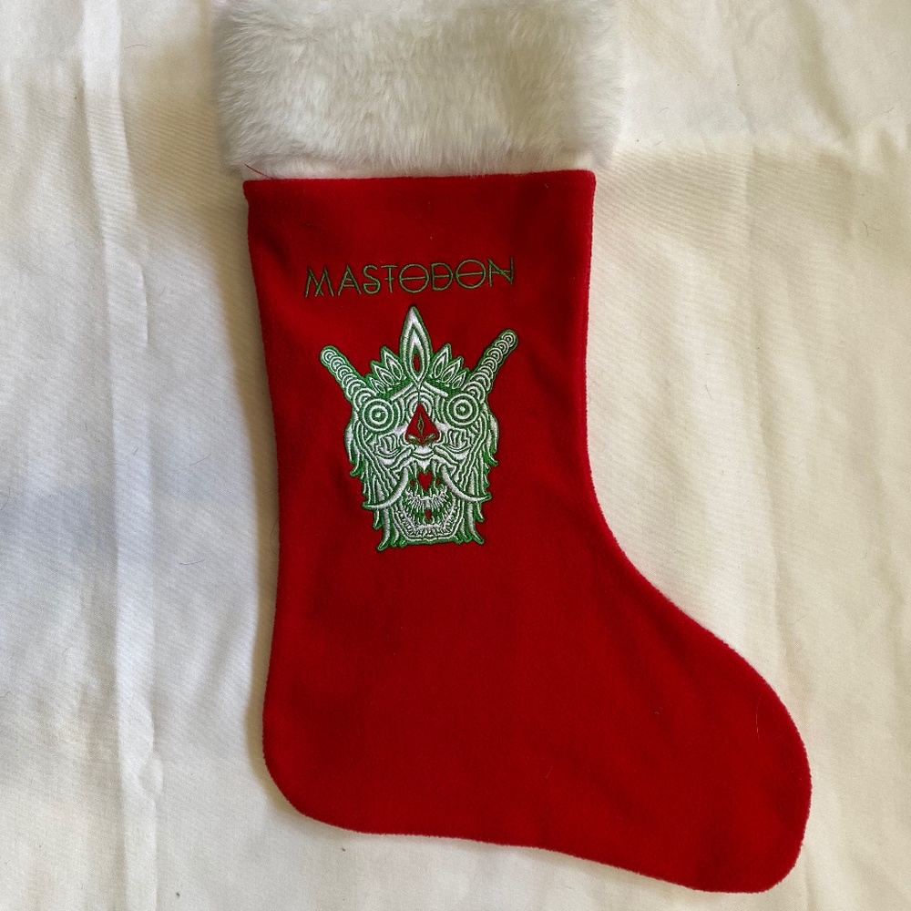 Mastodon Christmas Stocking Metal